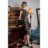 1920s sequin flapper dress best sale