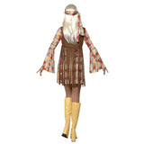 1960s Groovy Baby Costume - Female, dress, headband and vest.