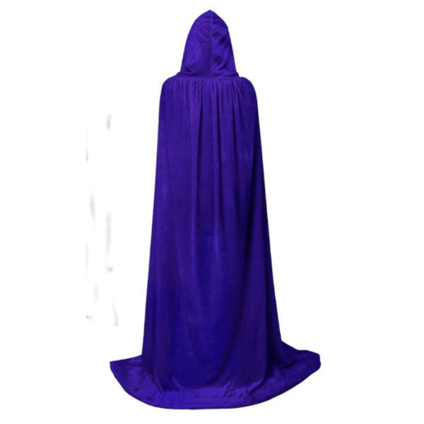 Purple Velvet Hooded Cape - Adult – Cracker Jack Costumes Brisbane