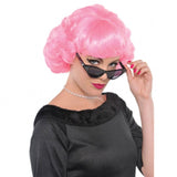 grease frenchy pink wig, full body which flicks out at the bottom.