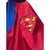 DC Comics Boys Cape Set - Superman, blue lining, red outer cape with iconic "S" on back.