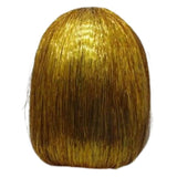 Egyptian Goddess Gold Tinsel Wig, quality and nicelty shaped.