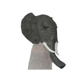 Latex Elephant mask with trunk and tusks.