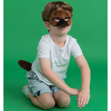 Deluxe animal set of aussie platypus, kids mask and tail.