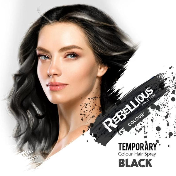  Rebellious Hair Spray in black