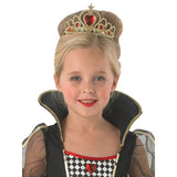 Queen of Hearts Costume - Child dress plus plastic tiara.