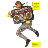 boom box novelty costume, foam adult size.