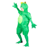 Adult inflatable frog costume unisex.