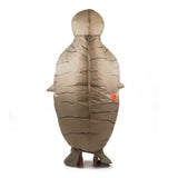 adult inflatable walrus costume is unisex.