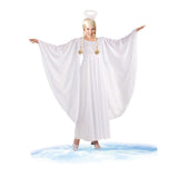 Angel Adult Costume - Dr Toms, ankle length dress with flowing sleeves to represent wings. ladies.