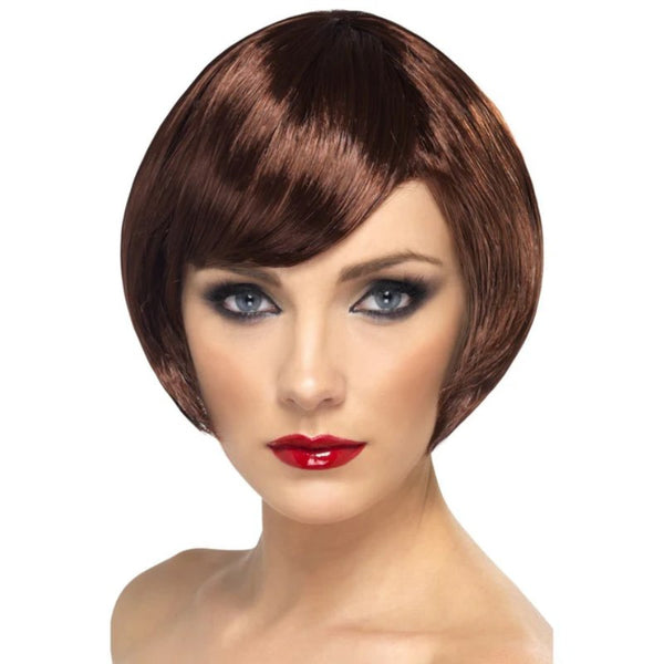 Babe wig short brown bob.