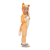 Bingo Premium Costume-Child, velour jumpsuit with padded paws and seperate hood, and attached tail.