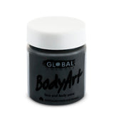 Black Face and Body Paint, cream paint 45ml Global.
