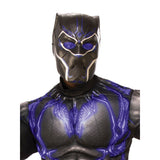 Black Panther Adult Battle Costume, moulded full face mask with painted details.