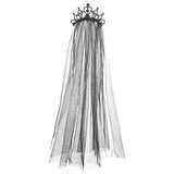 Black Veiled Tiara, 