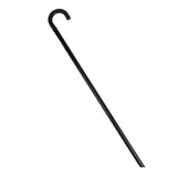 Black walking cane for child, 70cm in 3 parts.