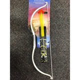 Bow and arrow set, arrows are 34cm long, plastic bow is 55cm long.