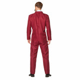 Burgundy Newsreader Suit.