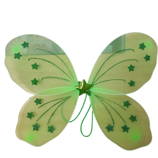 butterfly wings green
