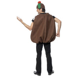 Christmas Pudding Costume, tabard with brown back.