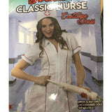 Classic nurse ladies costume, dress and head cap.