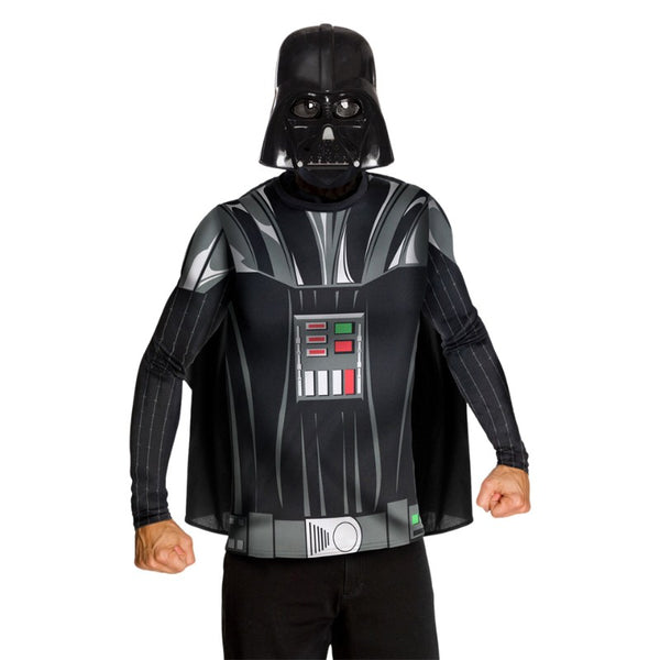 Darth Vader Classic Long Sleeve Shirt and Mask, digitally printed top and moulded mask.