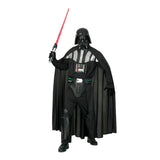 Darth Vader Deluxe Costume-Adult, jumpsuit 3d belt, long cape, moulded mask.