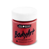 Deep Red Face and Body Paint, water based 45ml.