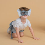 Deluxe Animal Set - Elephant, kids mask and clip on tail.