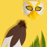 Deluxe Animal Set - Eagle, kids mask and clip on tail.