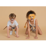 Deluxe animal set of lion, kids mask and clip on tail.