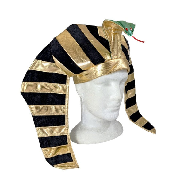 Egyptian Pharaoh Hat with Snake