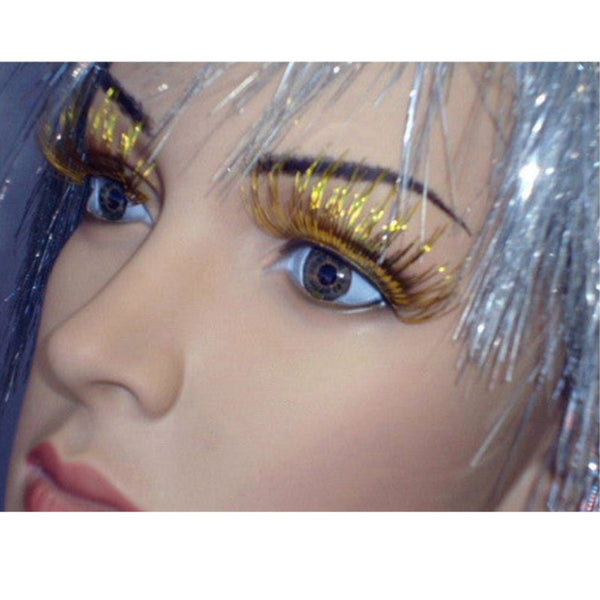 Eyelashes - Tinsel Gold.