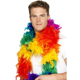 Feather Boa - Multi Colour, 180cm long and 80gms.
