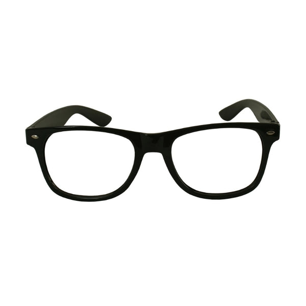 Geek Glasses, 60's style with clear lenses.