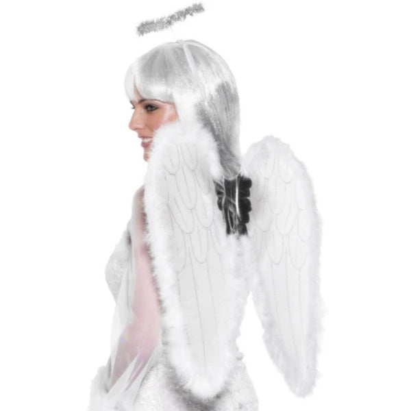 Glittery Angel Wings & Halo Set.