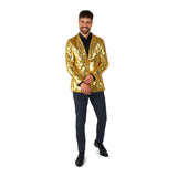 Gold Sequins Suitmeister Mens Blazer, premium quality.