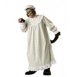 Grandma Wolf - Hire, flannel nightie, tail, mask, cap, gloves and shoe covers.