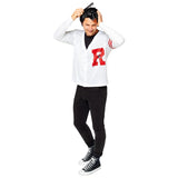 Grease danny rydell with jacket with red R.