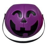 Halloween Pumpkin Buckets - Asst Colors, purple.