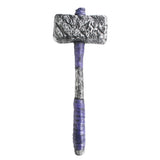 Hammer Jumbo Caveman 65cm, plastic with rectangular head and purple handle.