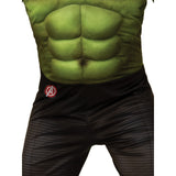 Hulk Deluxe Costume - Adult, padded chest with 6 pack.