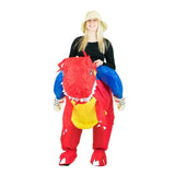 Inflatable dragon costume, unisex.