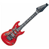 inflatable instrument set, guitar, red.