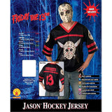 Jason Hockey Jersey and Mask, printed top and mask.