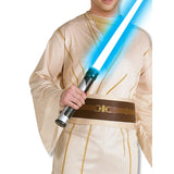 Jedi knight costume for adults, cream tunic with belt.