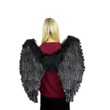 Wings-Black Feather large measure 65 x 65 xm.