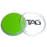 Light green tag regular face and body paint 32g.