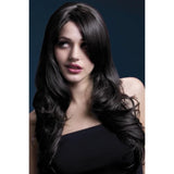 Long Brown Fever Wig with Soft Curls-Nicole, heat resistant, quality wig.