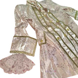 Louis XVI antique rose mens costume, embroidered frock coat and knickers, plain satin vest/shirt front, seperate cuffs.